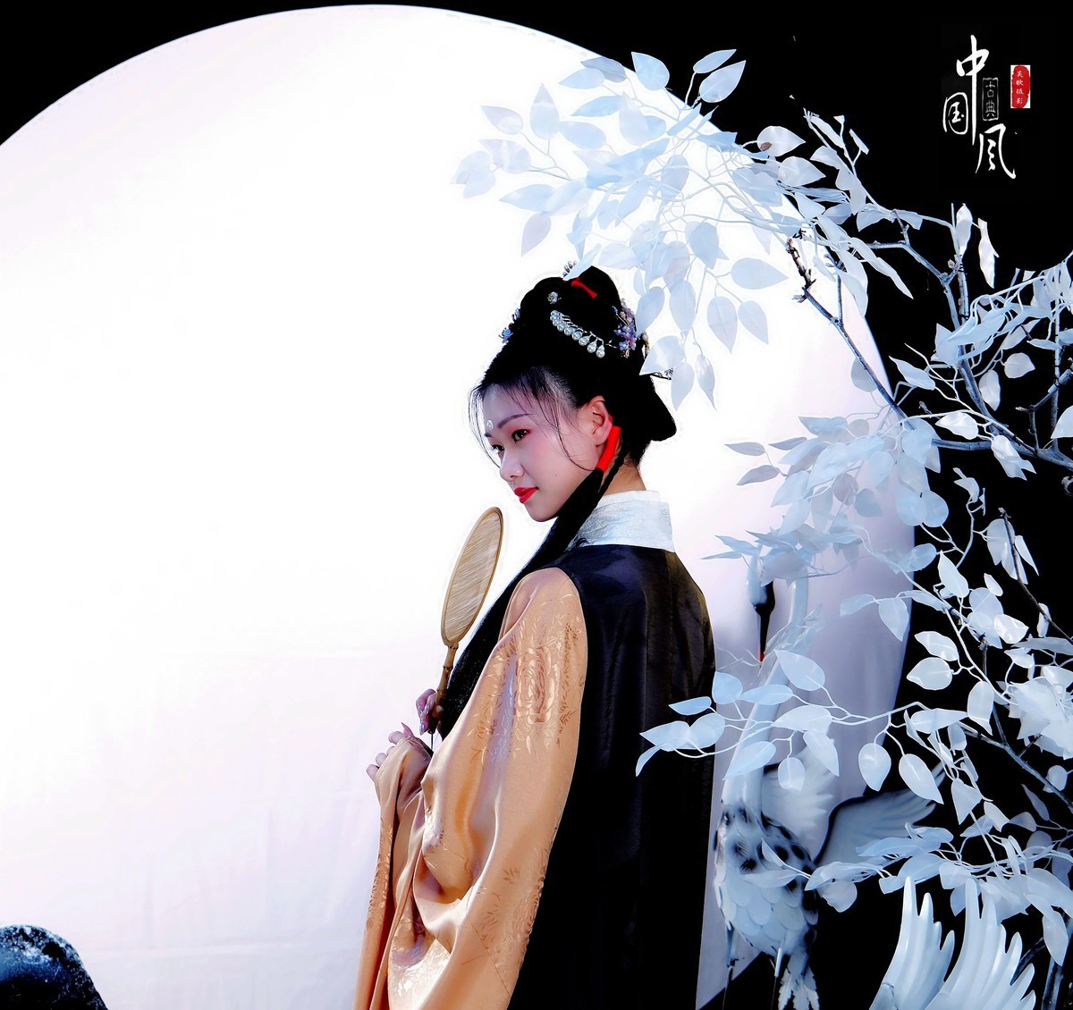 摄影棚汉服古风人像