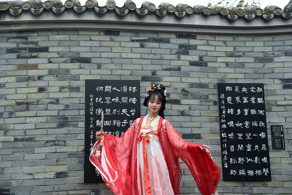 古风人像——浣花溪公园拍摄