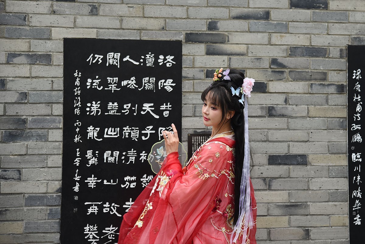 古风人像——浣花溪公园拍摄