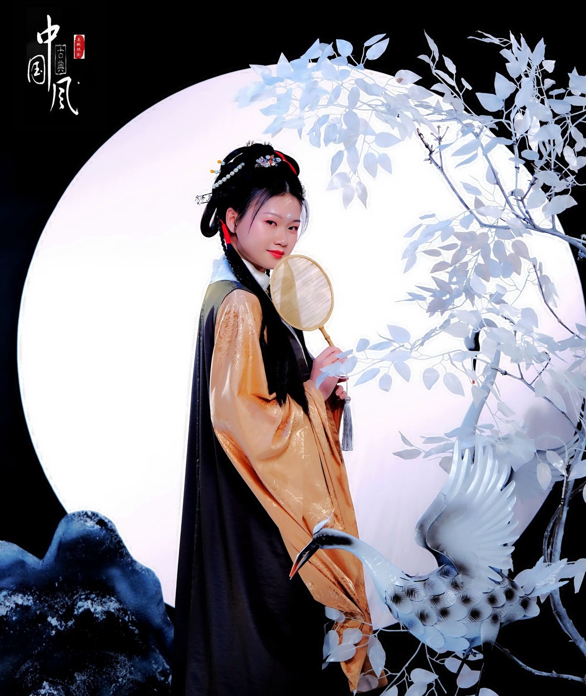 摄影棚汉服古风人像