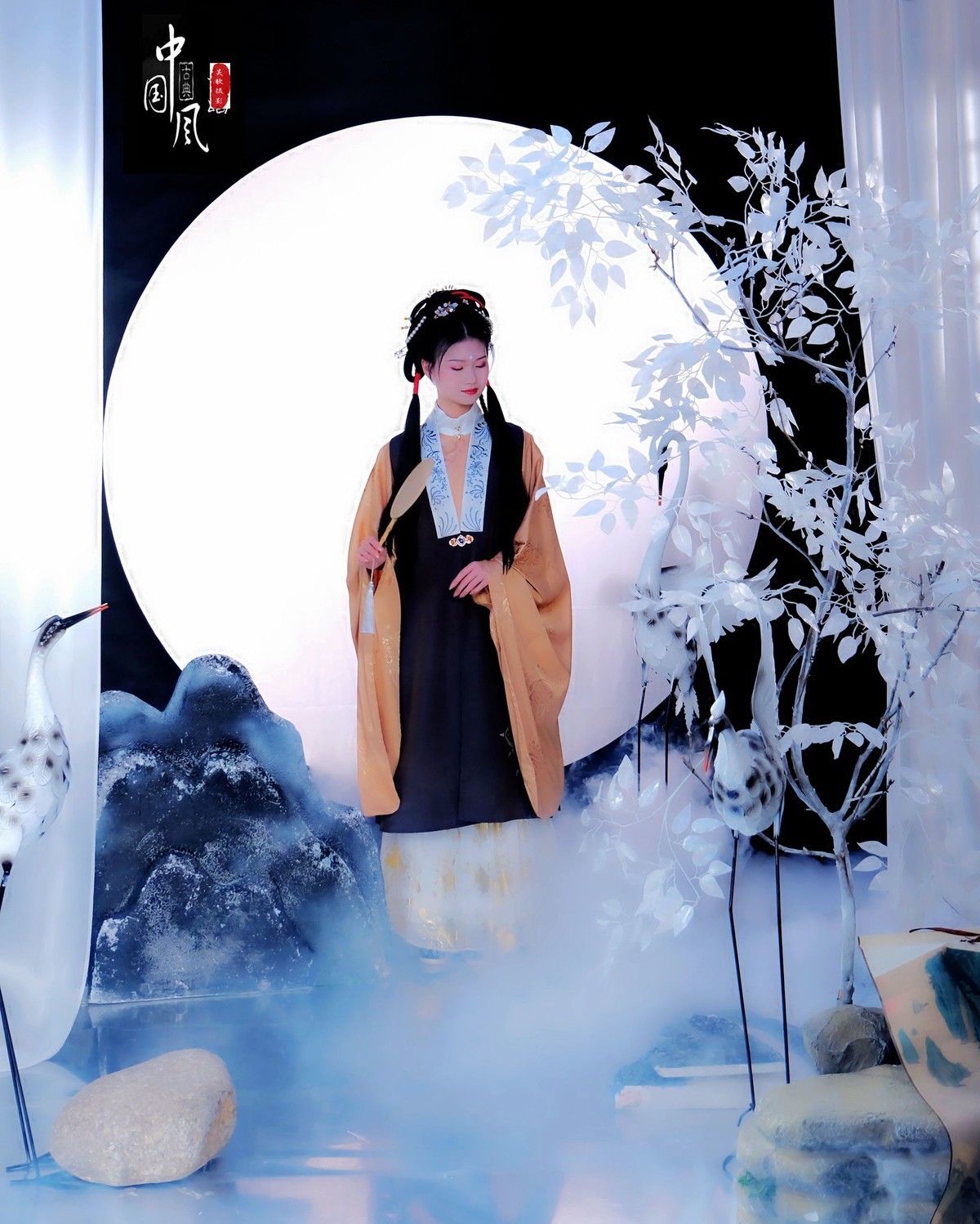 摄影棚汉服古风人像