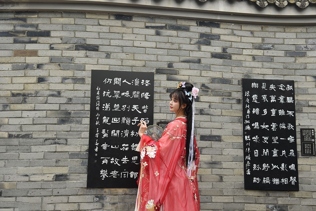 古风人像——浣花溪公园拍摄