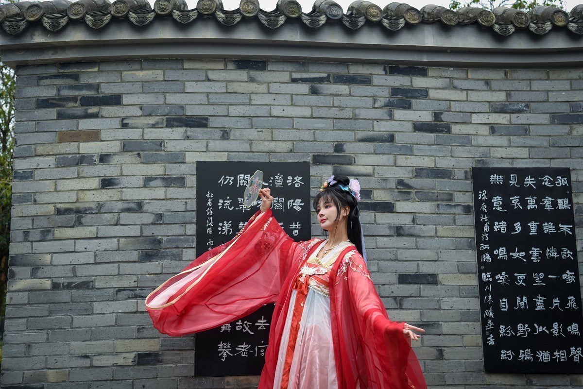 古风人像——浣花溪公园拍摄