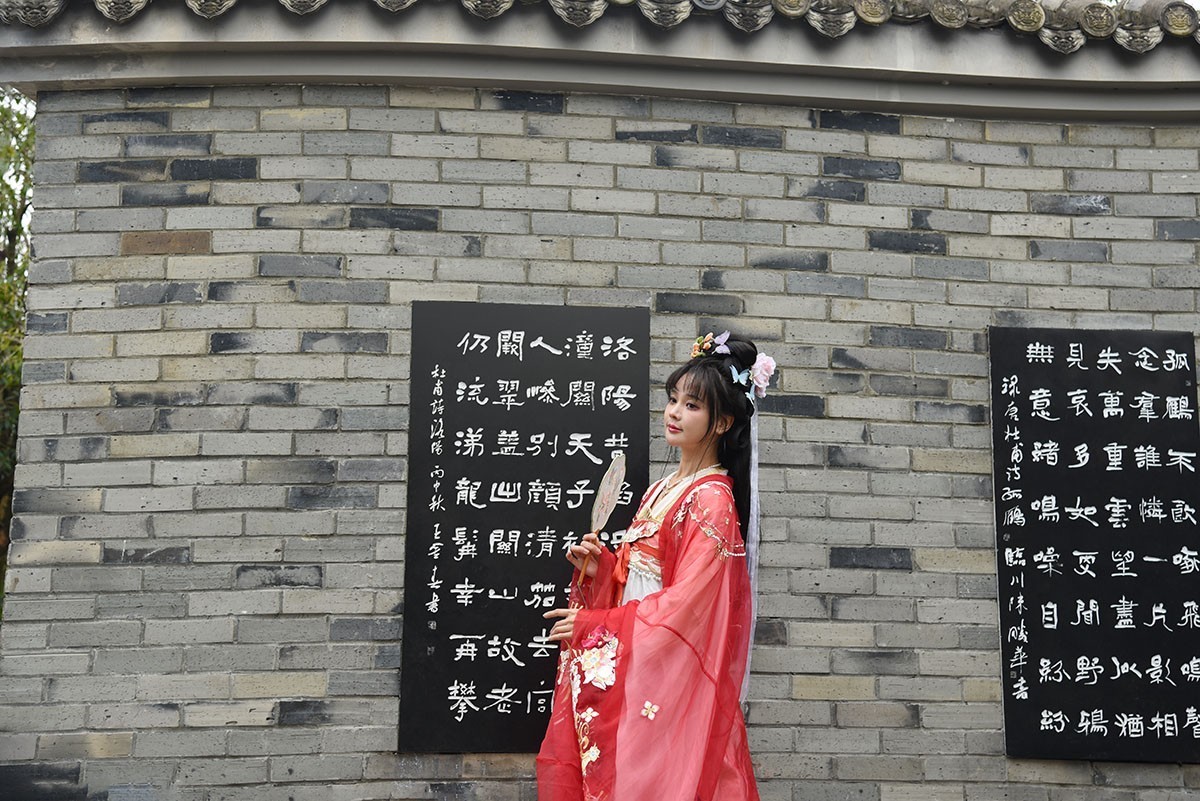 古风人像——浣花溪公园拍摄