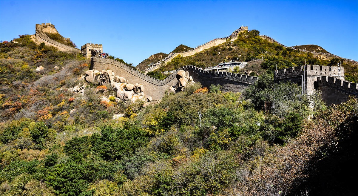 # 留住美丽秋天# 长城秋色