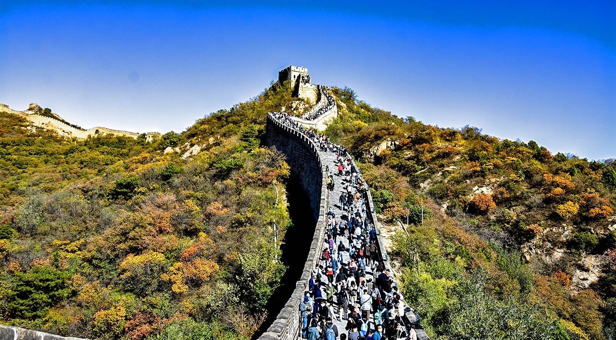 # 留住美丽秋天# 长城秋色