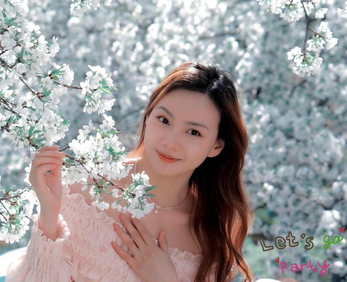 美丽的樱花盛开时…