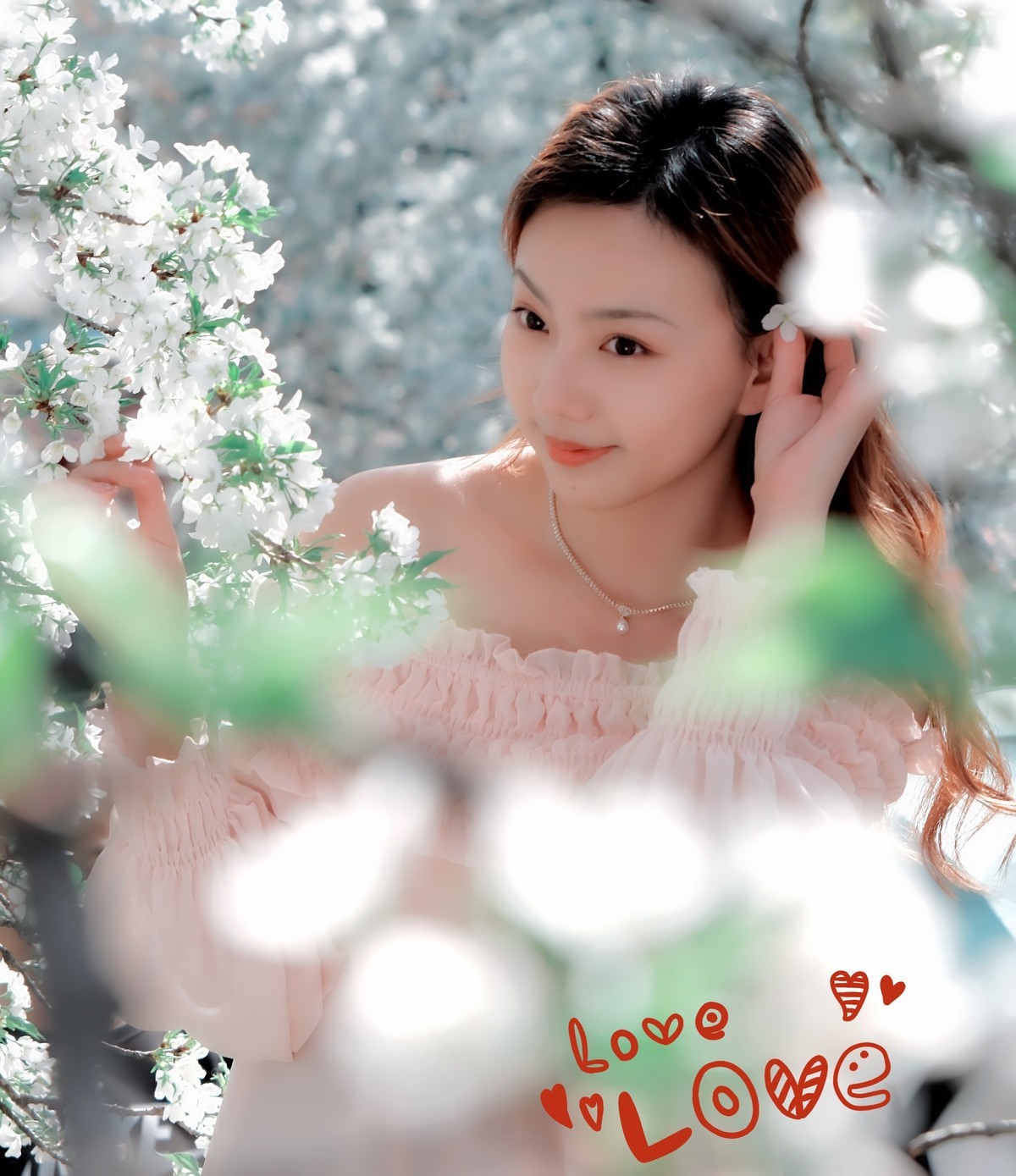 美丽的樱花盛开时…