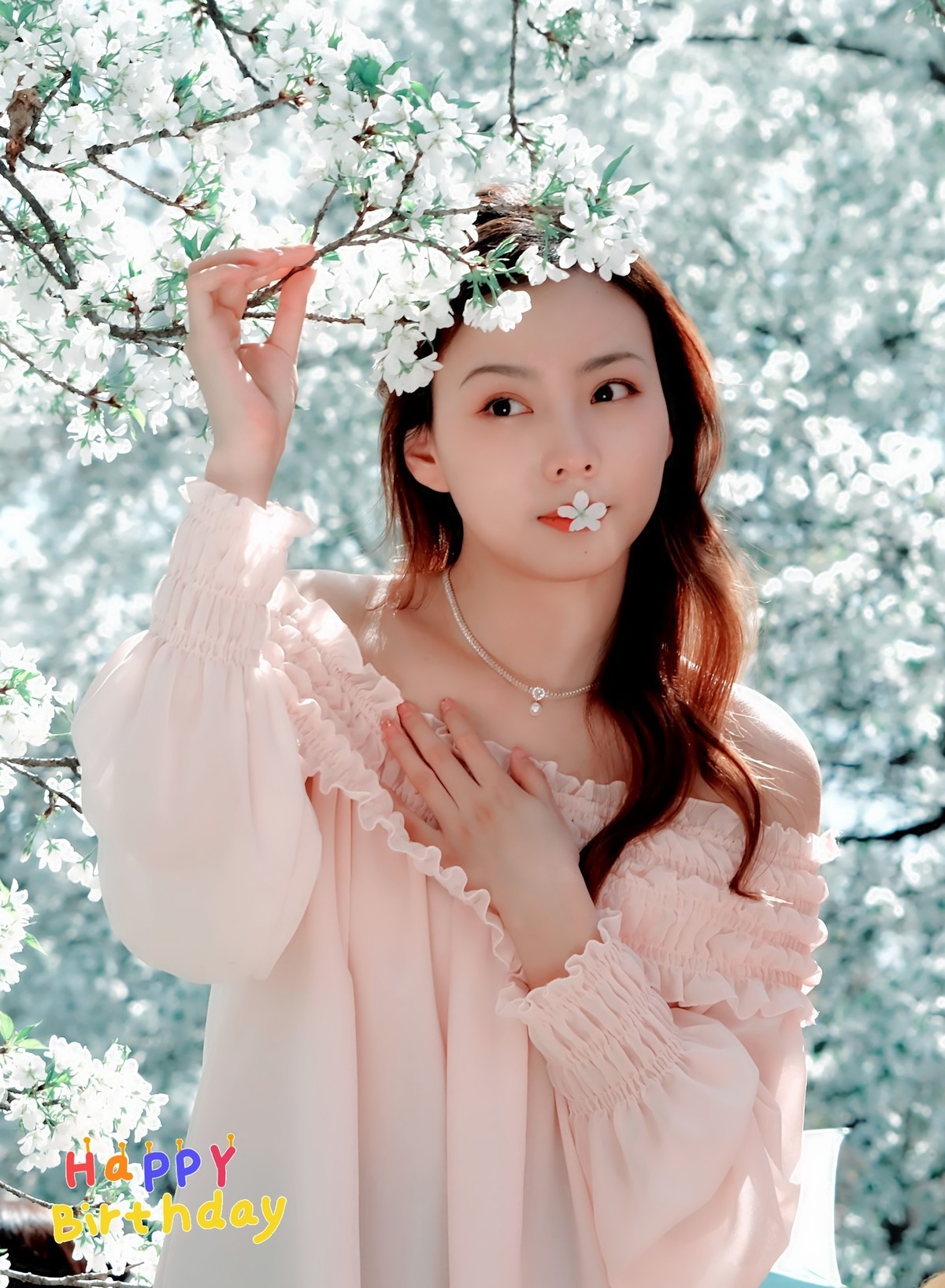 美丽的樱花盛开时…