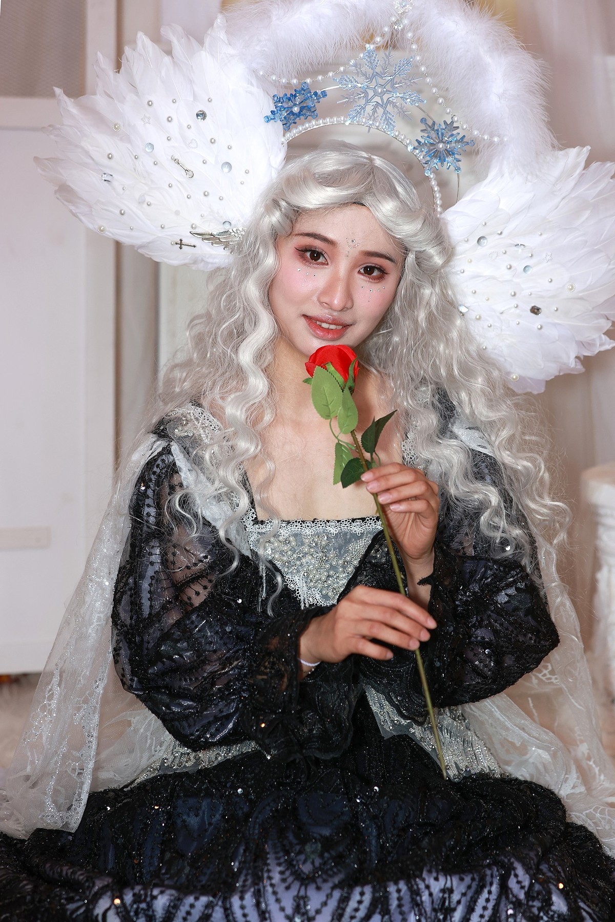 漂亮的角色扮演人像一组