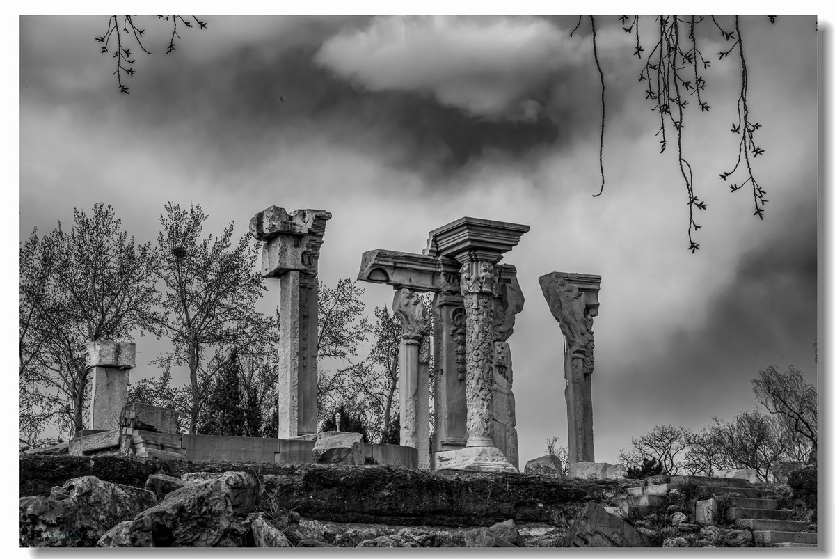 圆明园遗址--习作