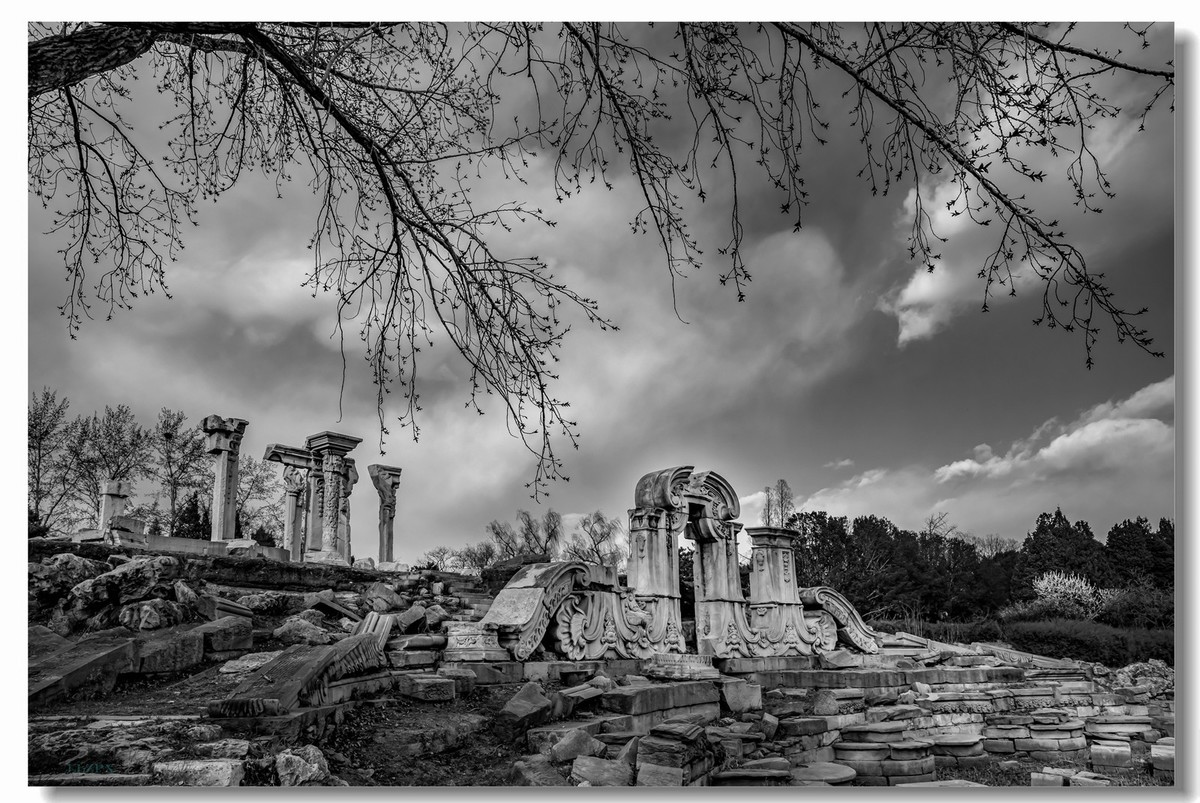 圆明园遗址--习作