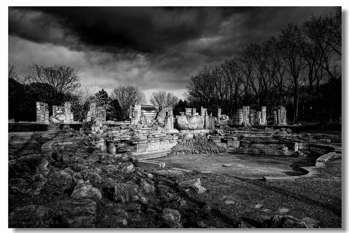 圆明园遗址--习作