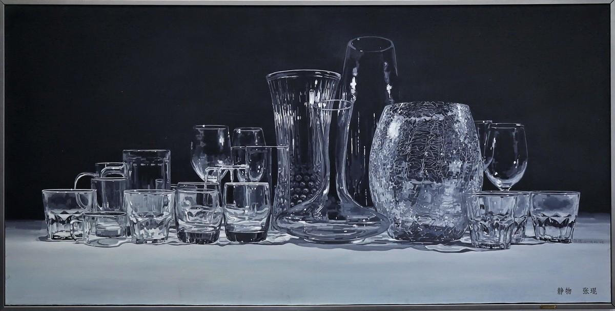 庆祝20大召开绘画展     哈尔滨市书画院    3。