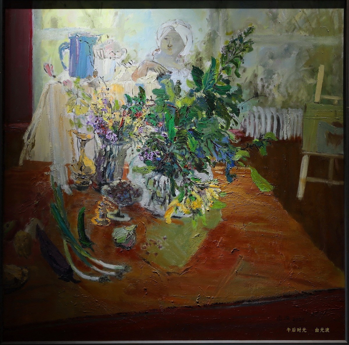 庆祝20大召开绘画展     哈尔滨市书画院    3。