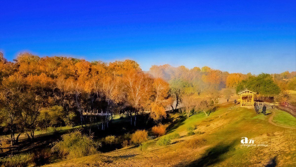 金秋乌兰布统——公主湖（4）