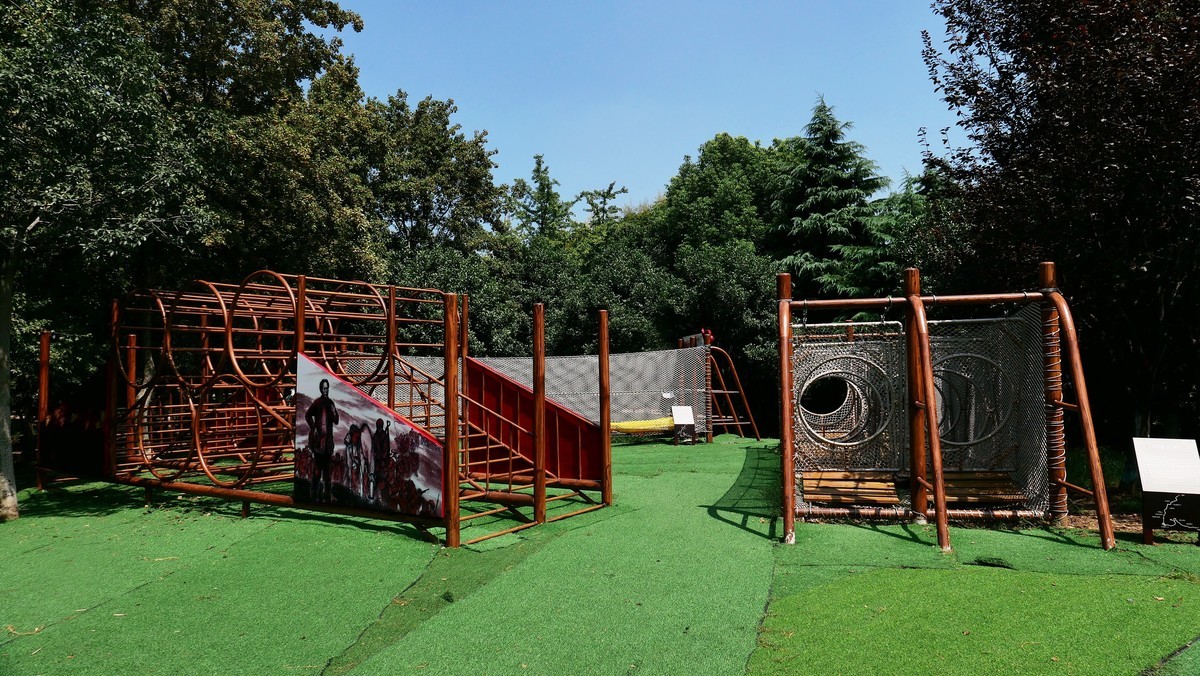 汉阳墨水湖公园“重走长征路”宣传组图！