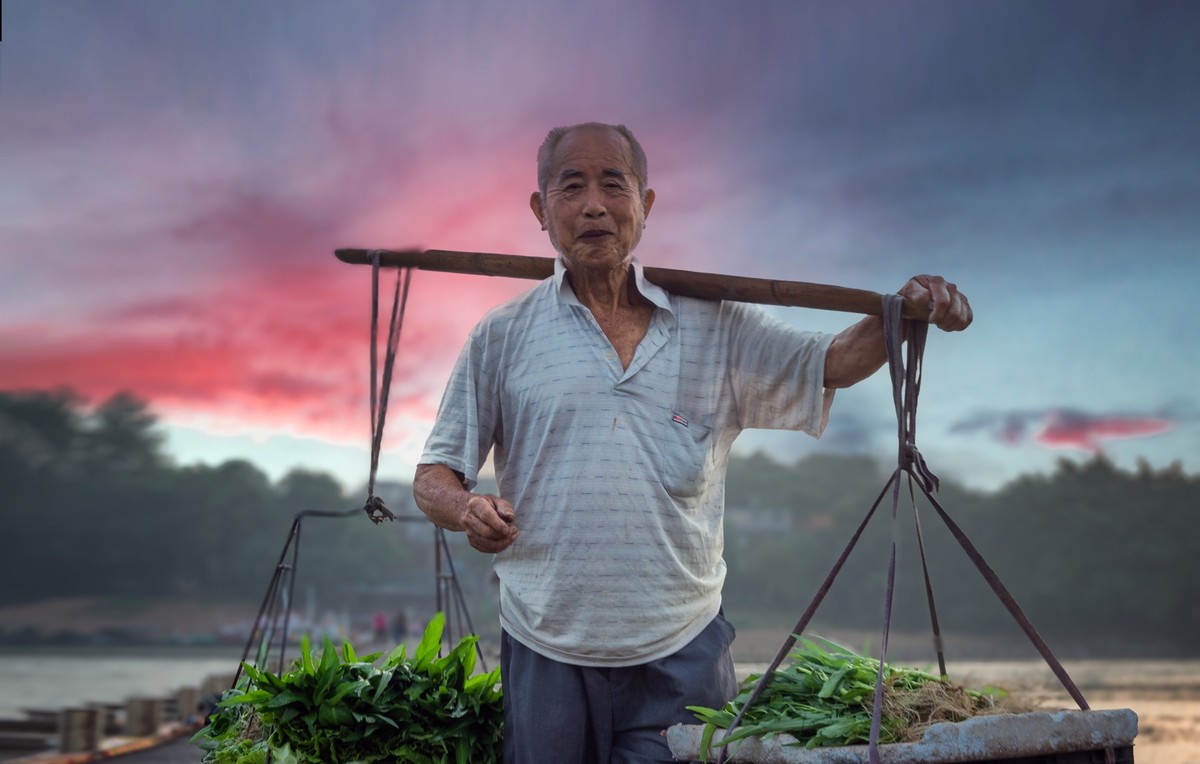 古浮桥上的人们-中关村在线摄影论坛