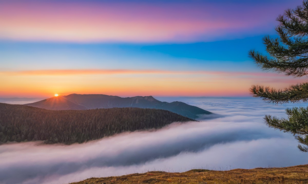 曰出的自然之美