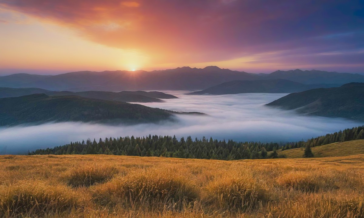 曰出的自然之美