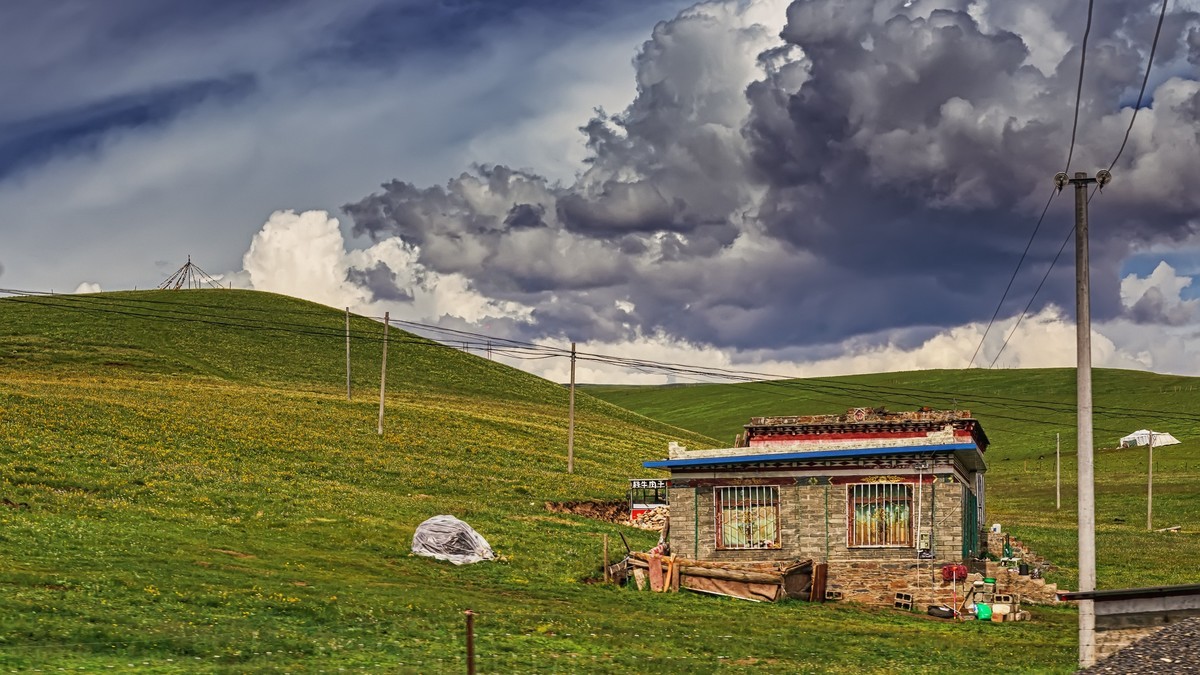 川西康定塔公草原
