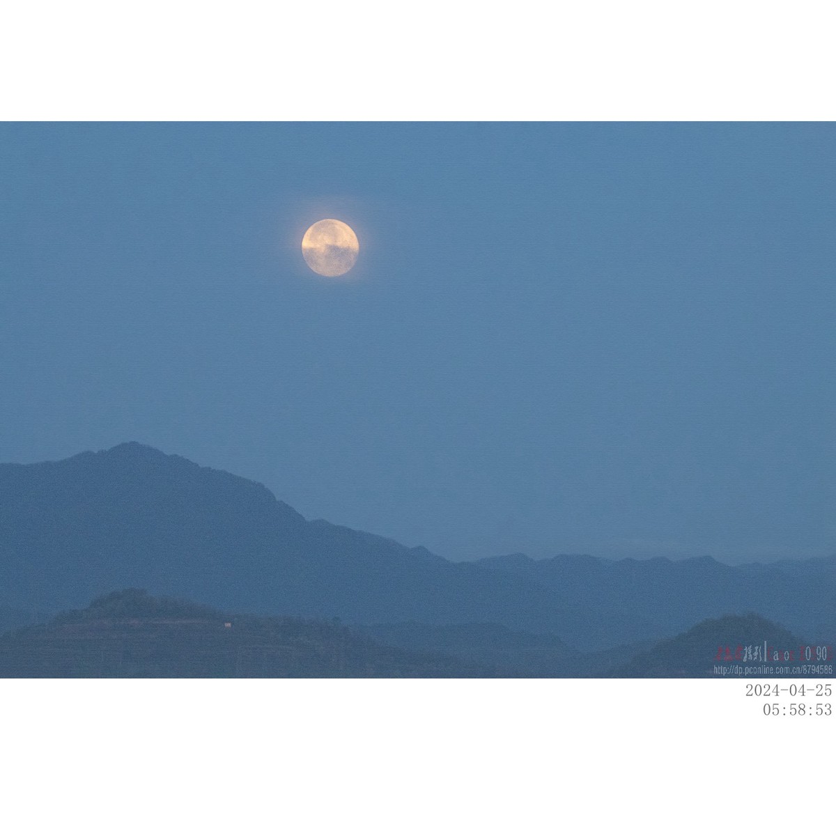 十六的月亮落山