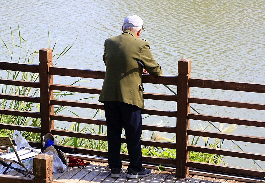 《不老松：纪实摄影》大美沧州系列報道：大运河畔钓鱼人！(3)