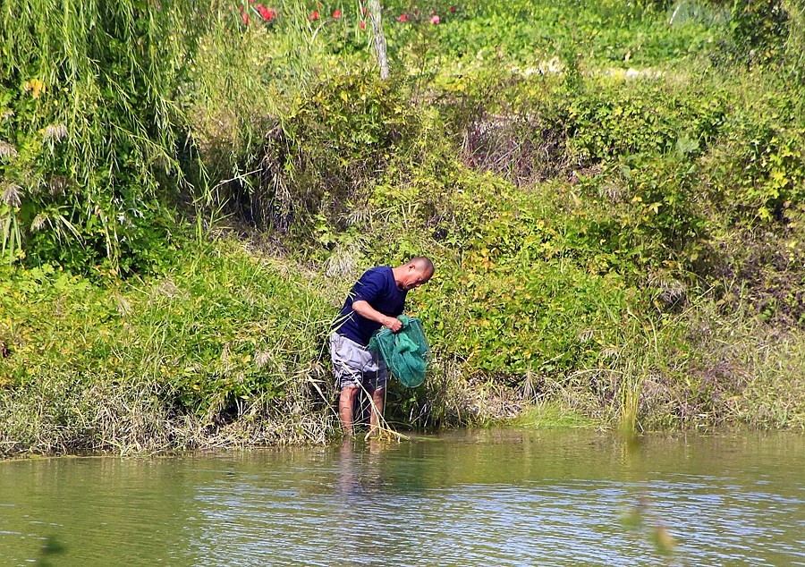 《不老松：纪实摄影》大美沧州系列報道：大运河畔钓鱼人！(3)