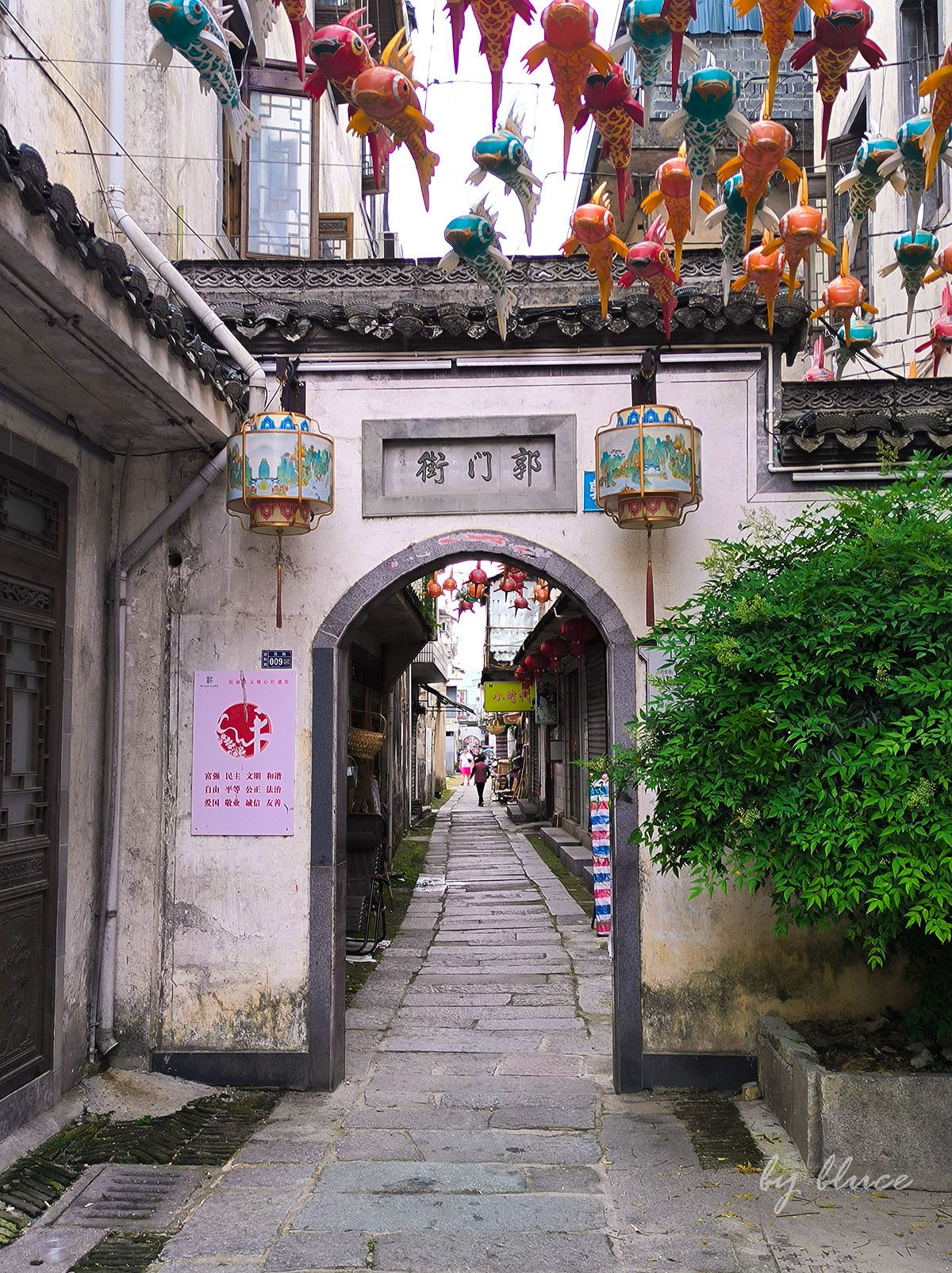 清晨的黟县古城