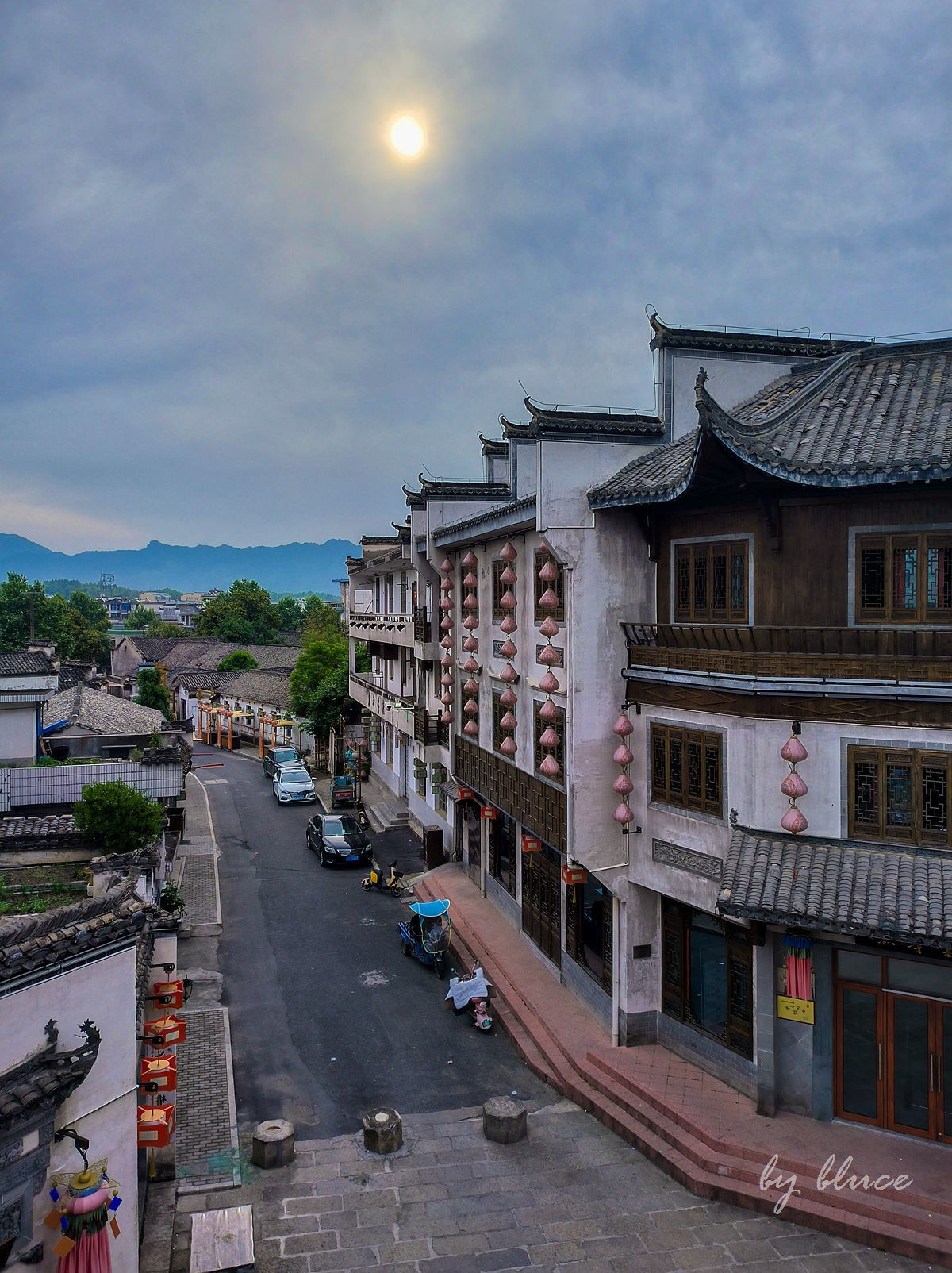 清晨的黟县古城