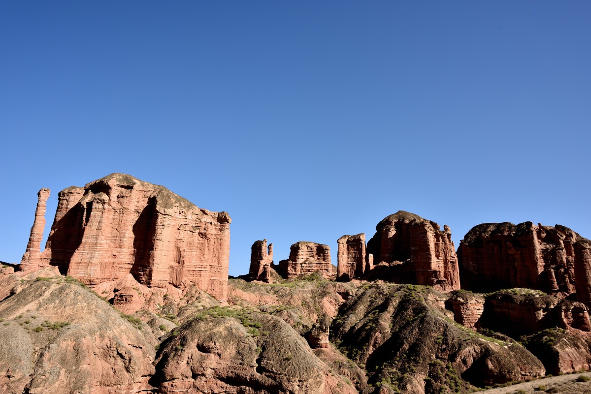 夏日青海甘肃大环线掠影——张掖冰沟丹霞【1】