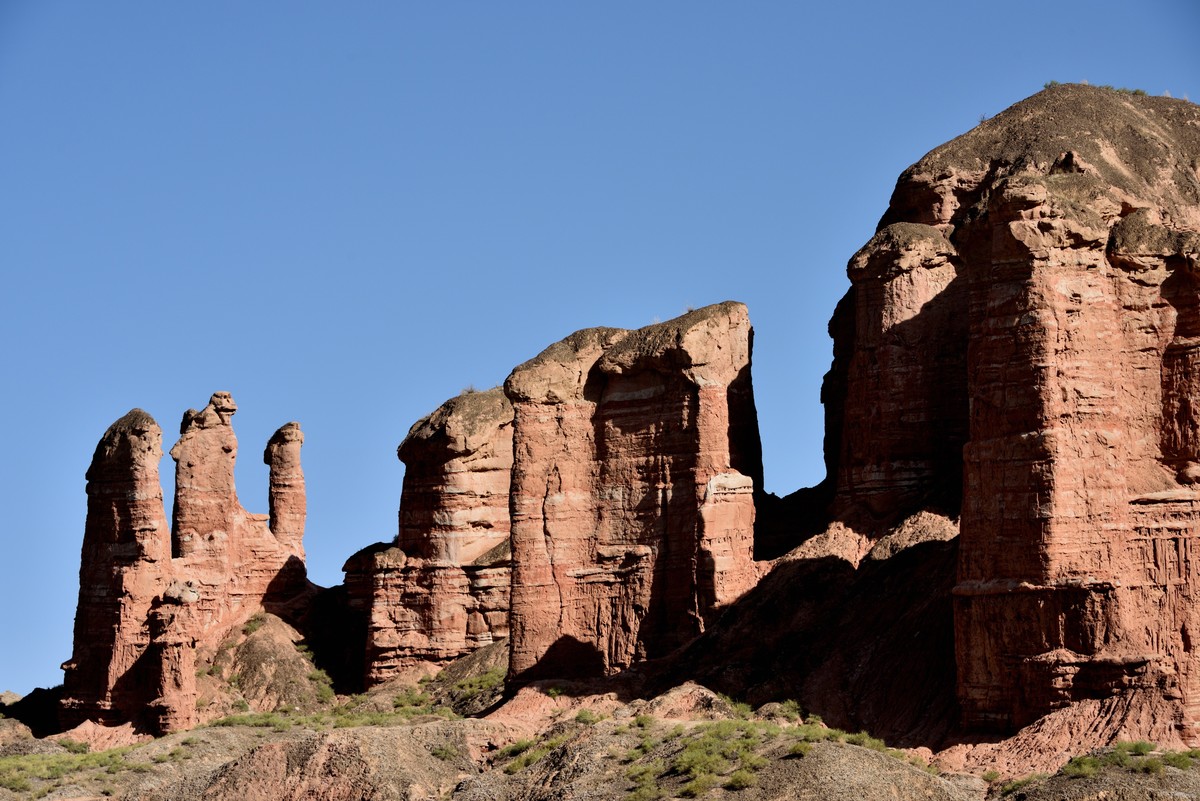夏日青海甘肃大环线掠影——张掖冰沟丹霞【1】