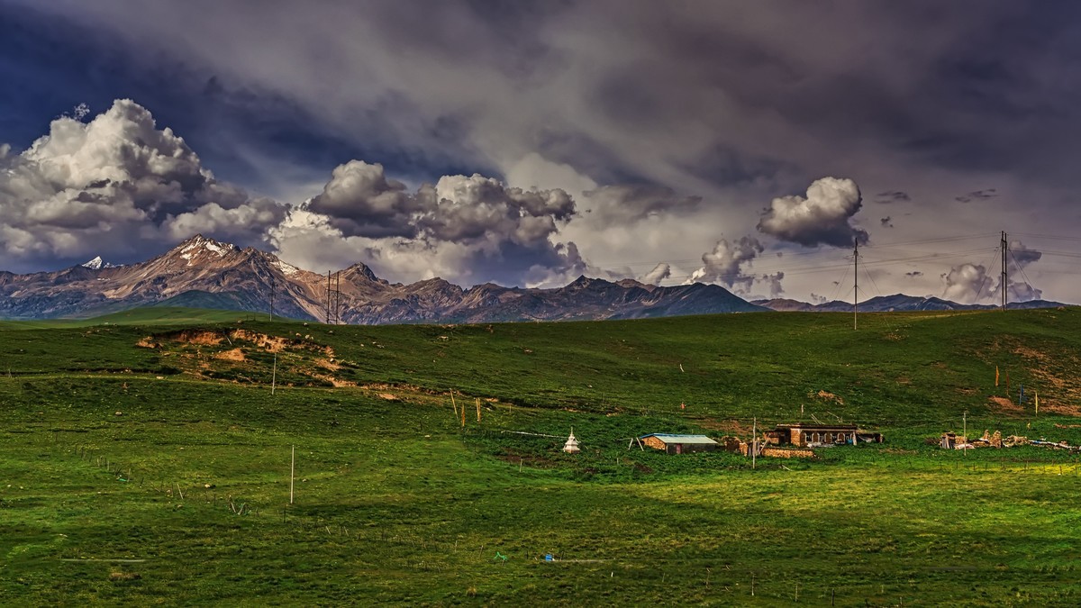 川西康定塔公草原