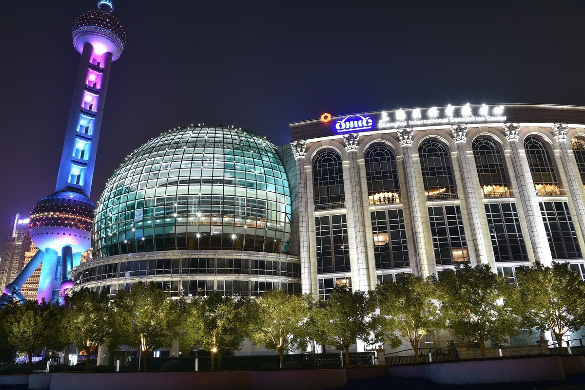 新年元旦上海陆家嘴美妙夜景2
