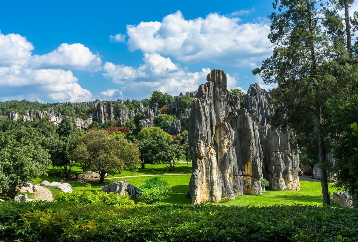 国家地质公园云南石林