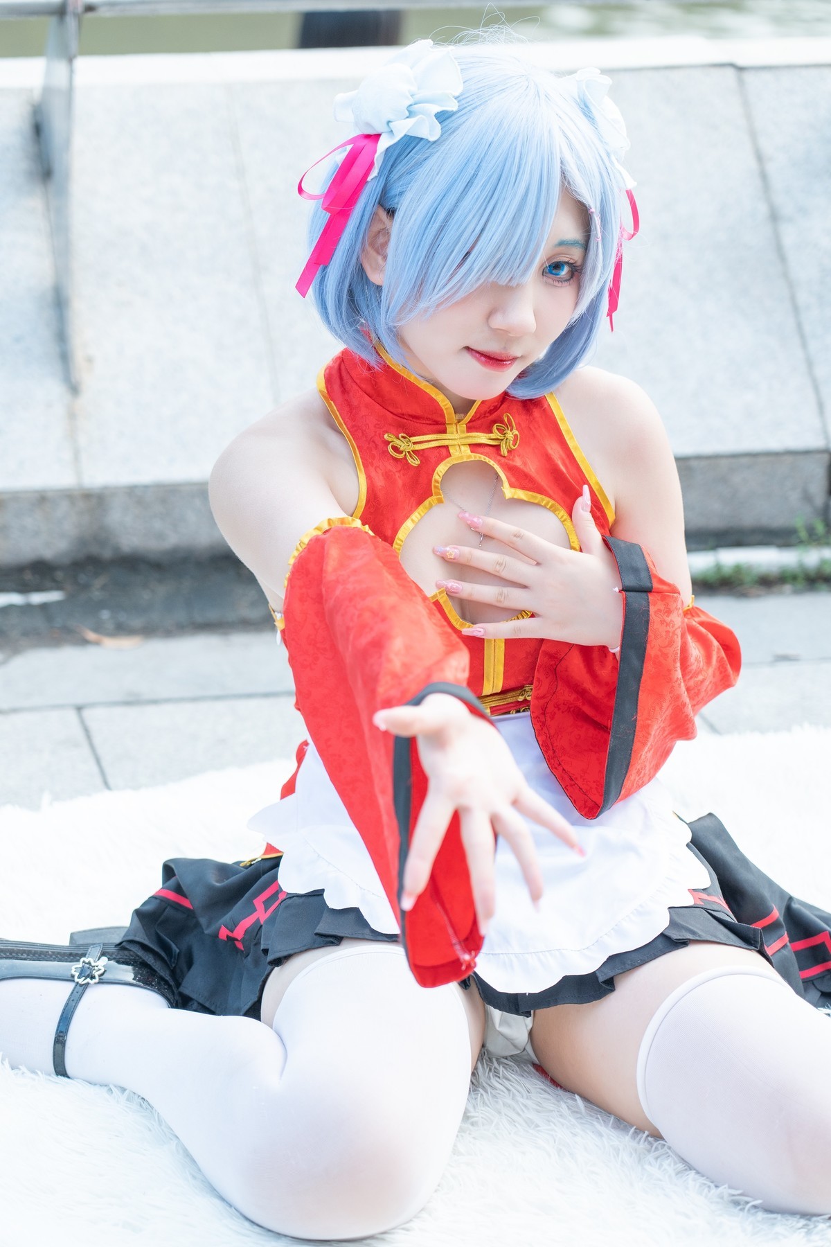 【幸福的密码】-旗袍蕾姆女仆装