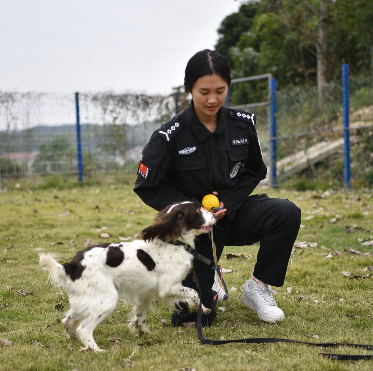 将女警训练成警犬图片