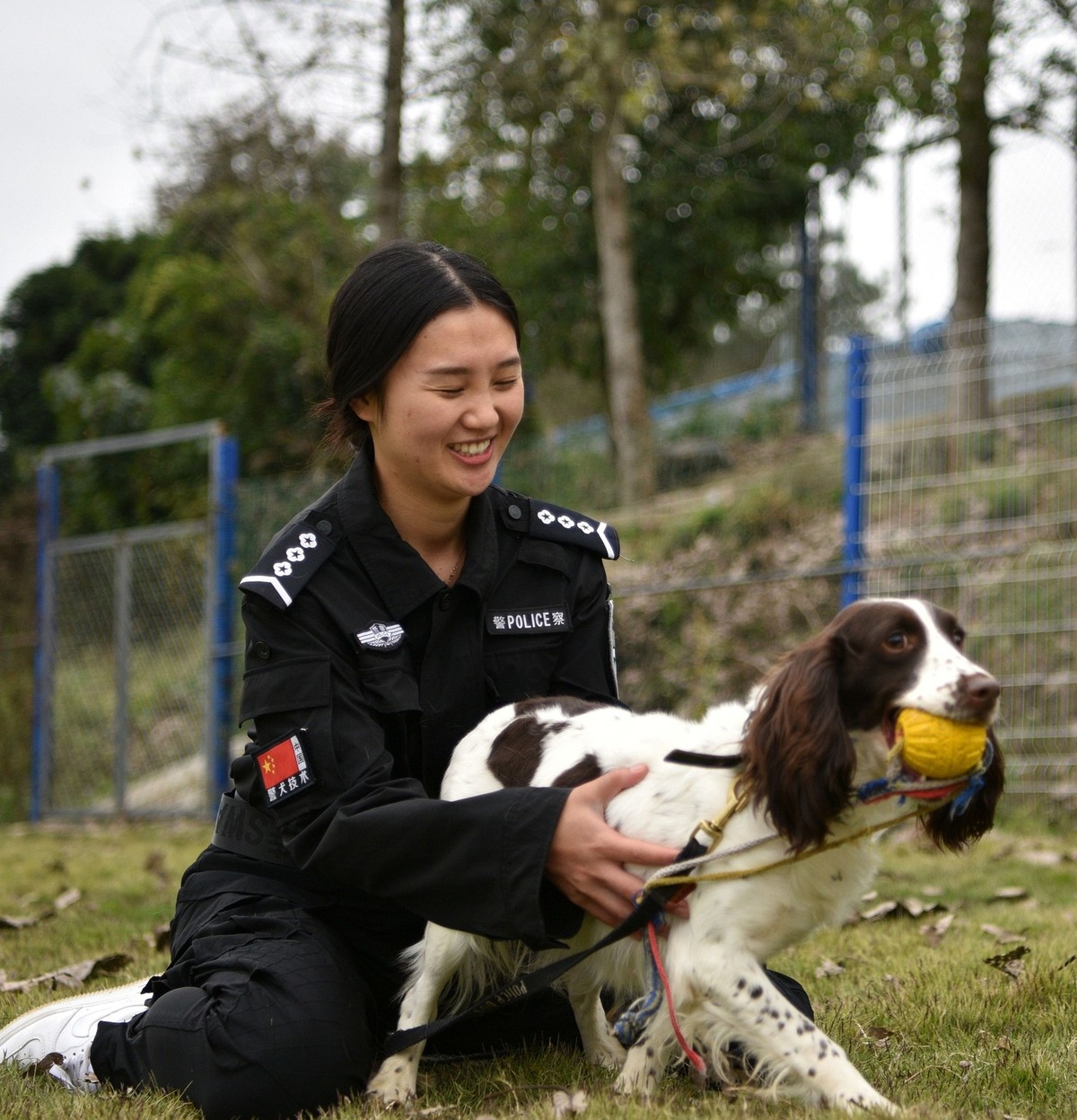 把警察训练成警犬图片