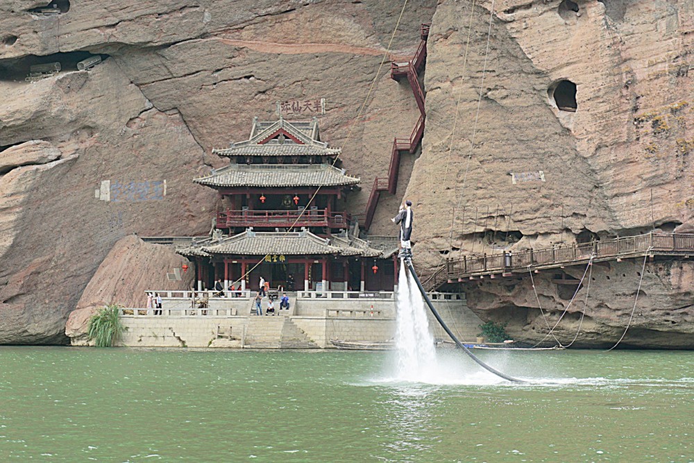 龙虎山景区  桃花洲 水上表演（三）