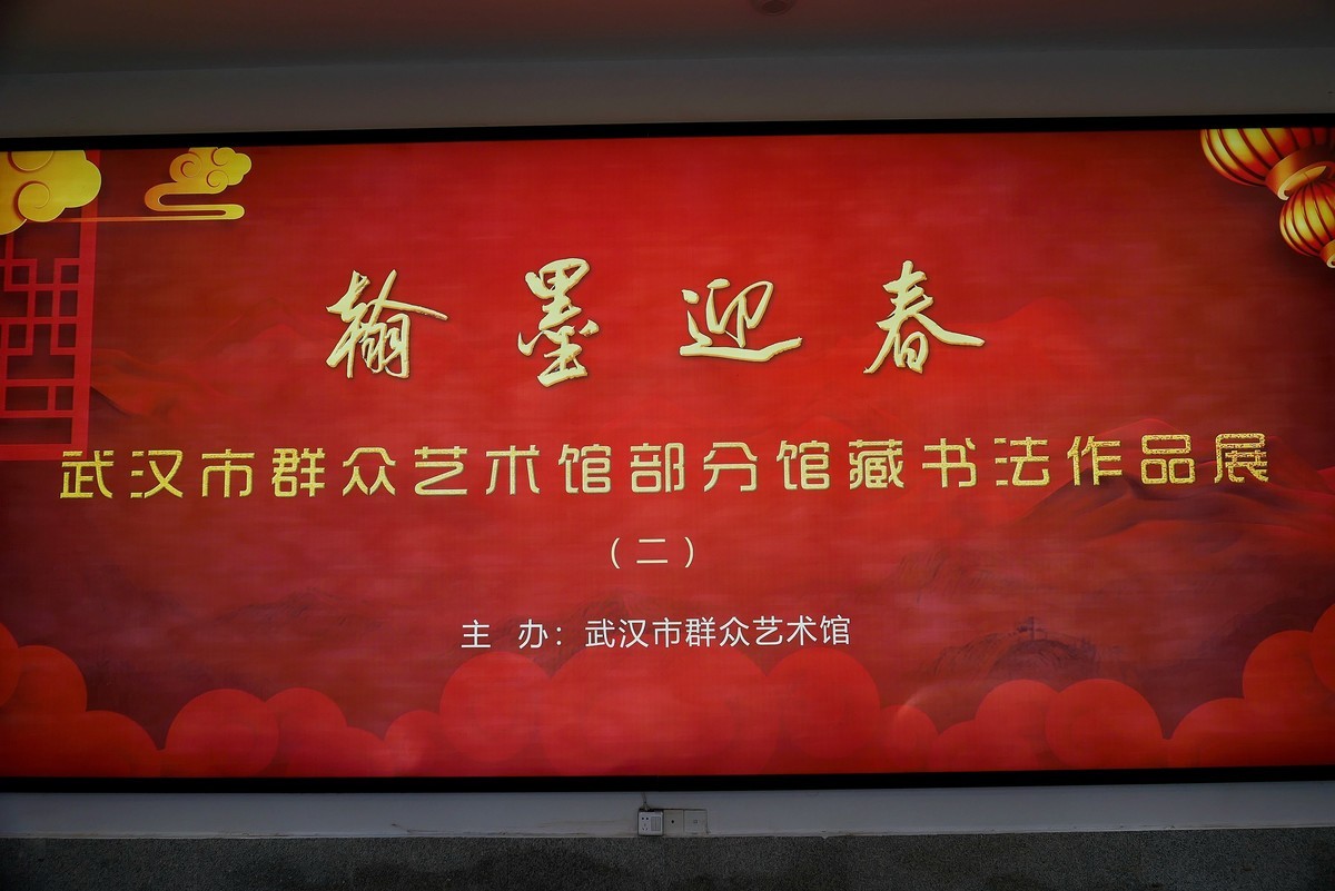 武汉映像---群众艺术馆书法作品展！