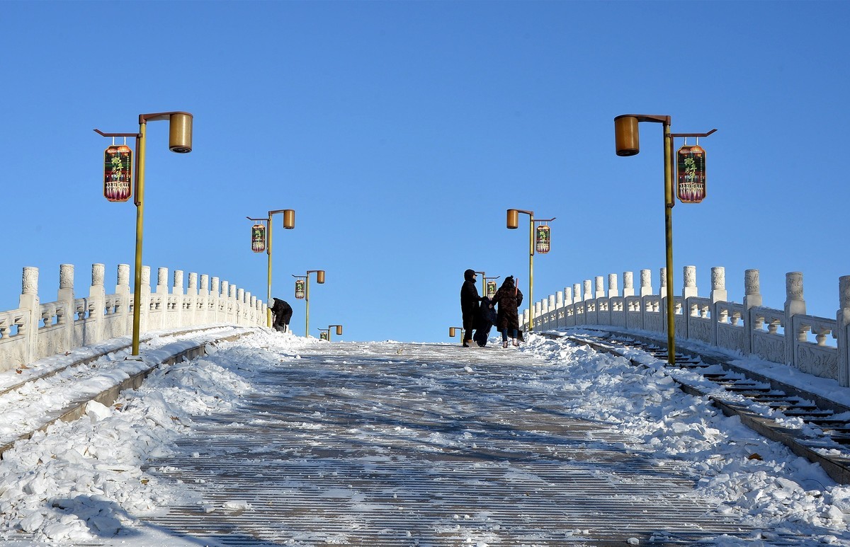 雪后南湖下午