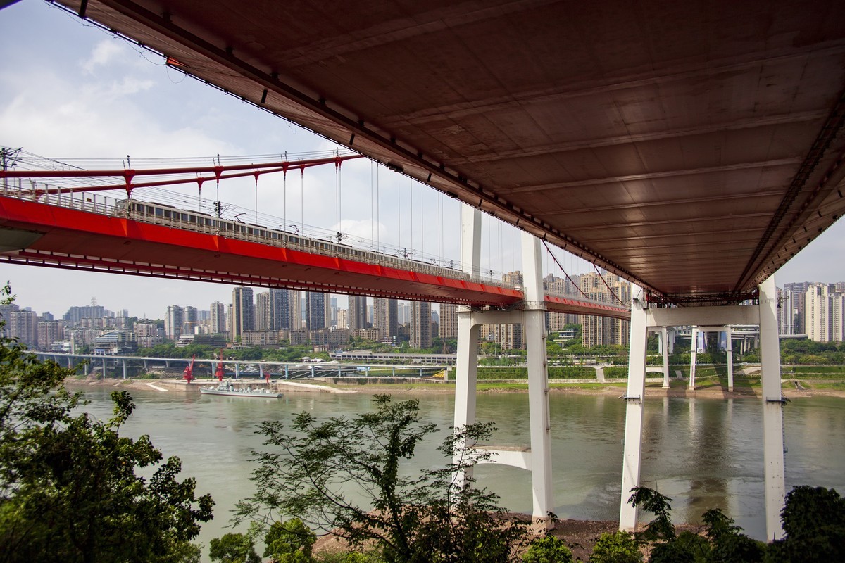 鹅公岩南桥头随拍