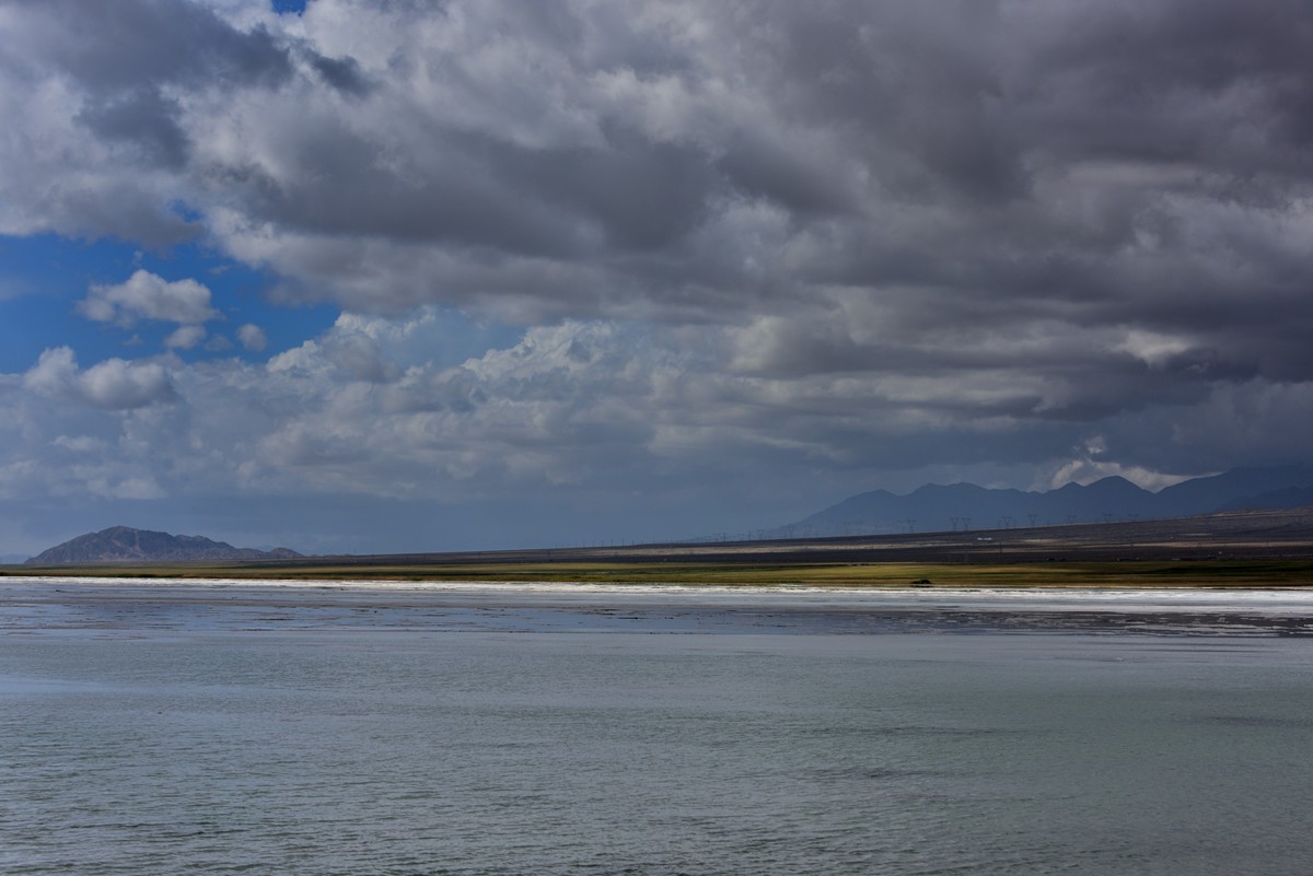 夏日青海甘肃大环线掠影——大茶旦翡翠盐湖【1】