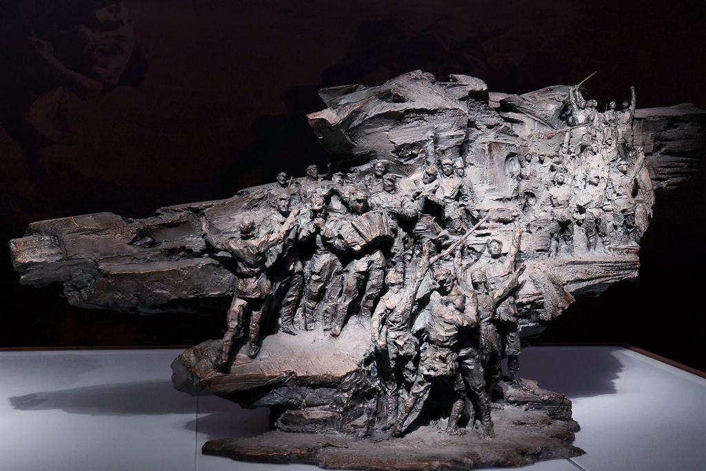 塔高水长---弘扬长征精神，延安精神美术作品展