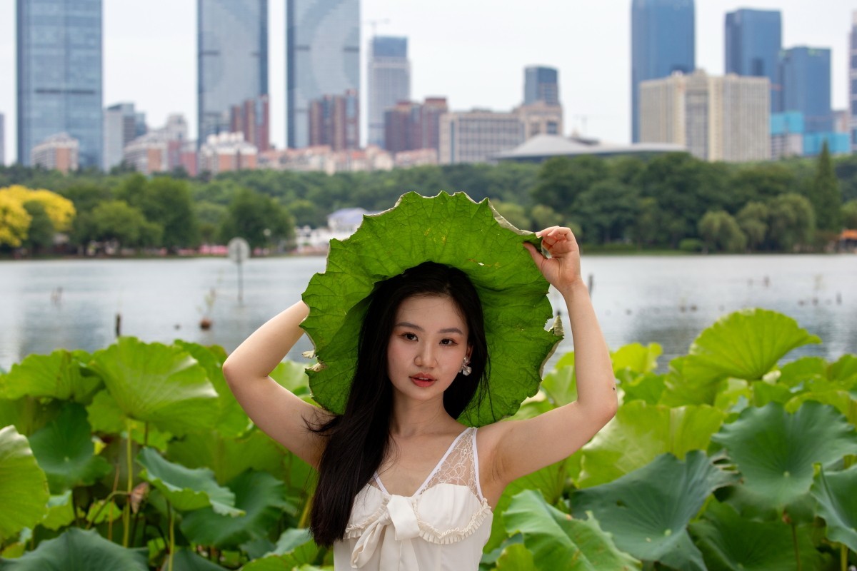 荷花池旁抓拍 5