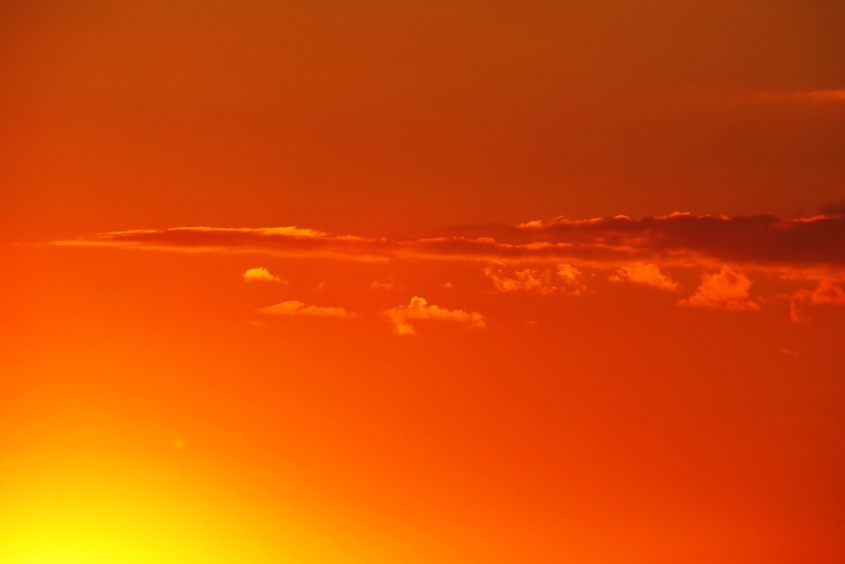 营口西海岸美丽的夕阳西下