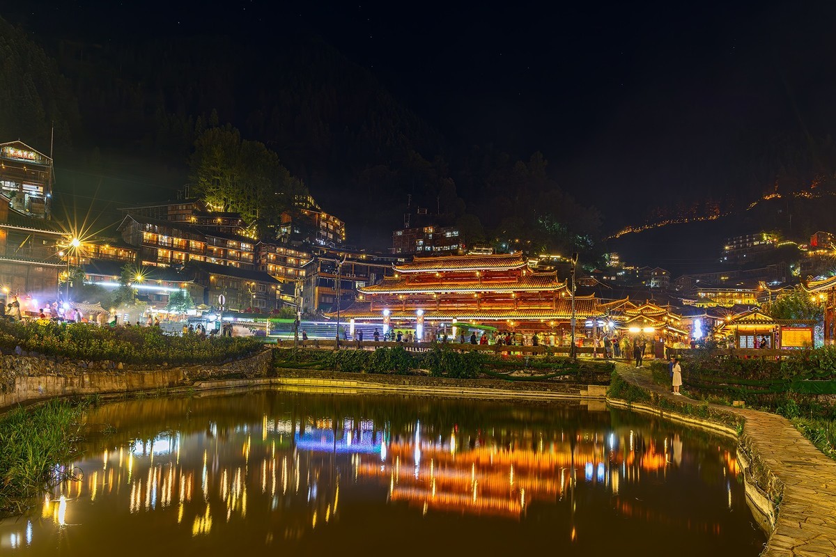 旅游记录 ：贵州 · 黔东南苗族侗族自治州 · 雷山 · 西江千户苗寨