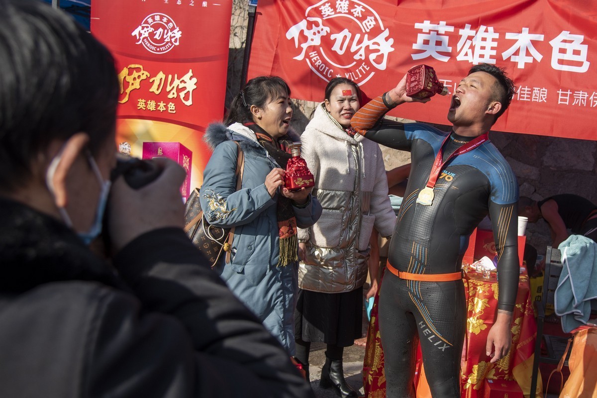 2024年元旦兰州冬泳花絮