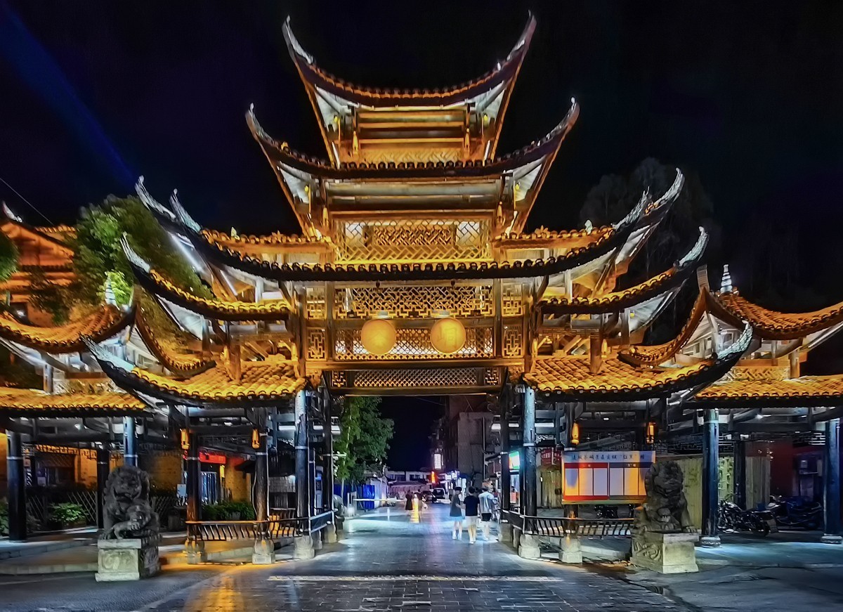 蜀滇黔渝鄂骑游随拍15——一脚踏三省视角之一