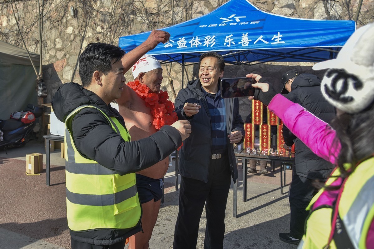 2024年元旦兰州冬泳花絮